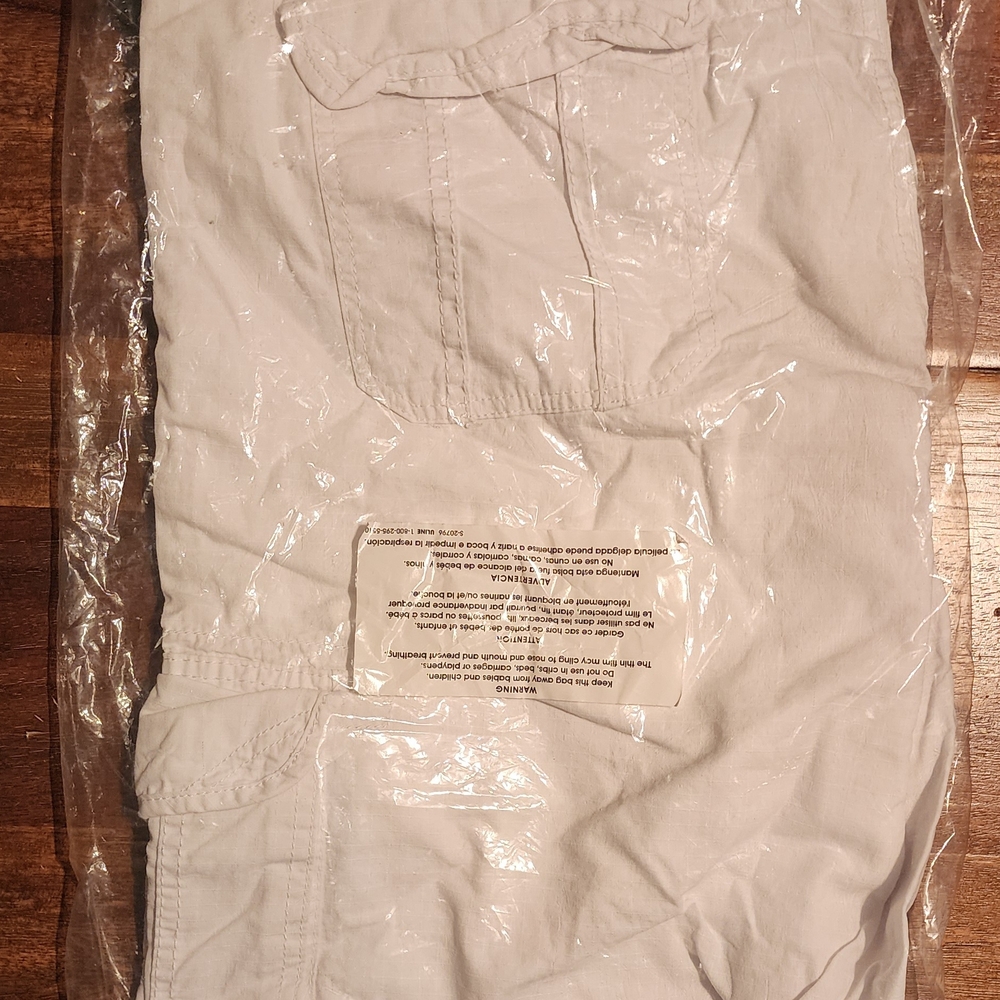 White Southpole Cargo Pants